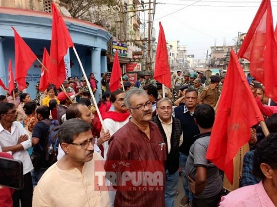 CPI-M rallies against Union Budget attacked, prevented statewide